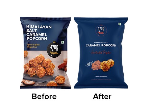 4700BC Gourmet Popcorn - Himalayan Salt Caramel, 60 g