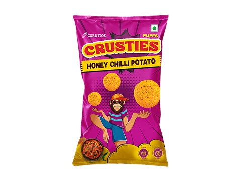 Cornitos Crusties Honey Chilli Potato Puffs, 55 g
