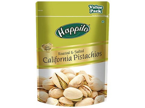 Happilo Premium Californian Roasted & Salted Pistachios - Value Pack, 1 kg