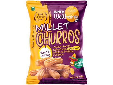 Inner Wellbeing Millet Churros, 40 g