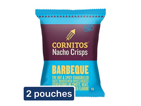 Cornitos Nacho Chips - Barbeque, 2x55 g
