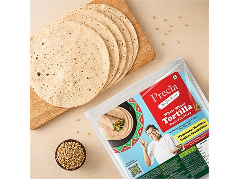 Precia Whole Wheat Tortilla Wrap - 6 pcs, 348 g