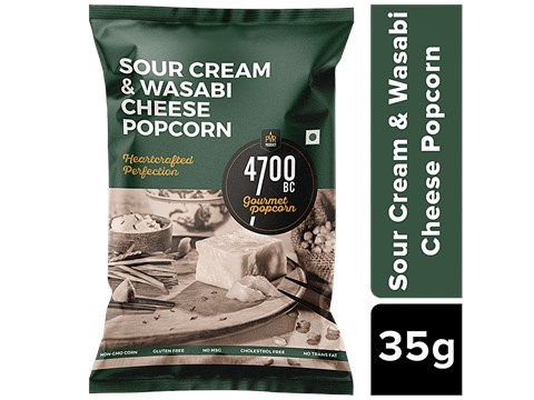 4700BC Gourmet Popcorn - Sour Cream & Wasabi Cheese, 35 g