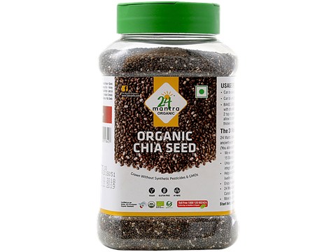 24 Mantra Organic Chia Seeds, 350 g
