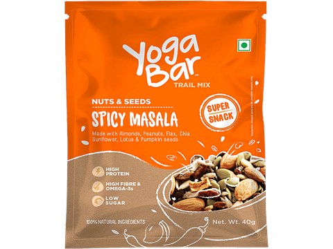 Yoga Bar Nuts & Seeds Trail Mix - Spicy Masala, 40 g
