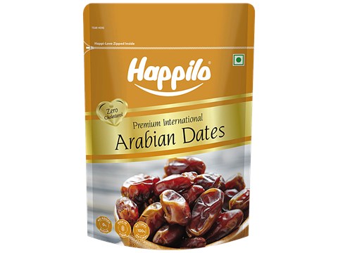 Happilo Premium International Arabian Dates - Value Pack, 500 g