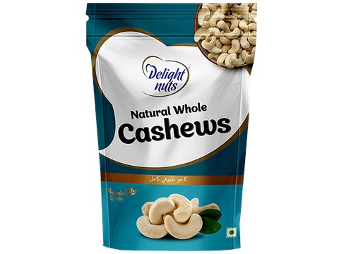 Delight Nuts Cashews - Natural, Premium Quality, Whole, 200 g