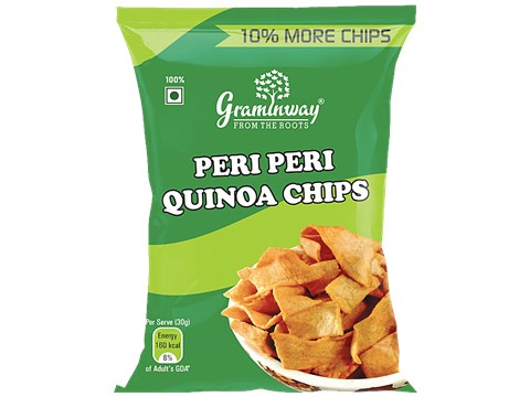 Graminway From The Roots - Peri Peri Quinoa Chips, 100 g
