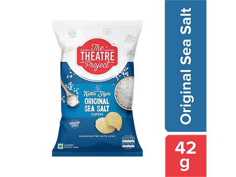 The Theatre Project Kettle Cooked Potato Chips - Original Sea Salt, 42 g