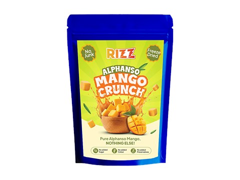 Rizz Alphanso Mango Crunch - Freeze Dried, 16 g