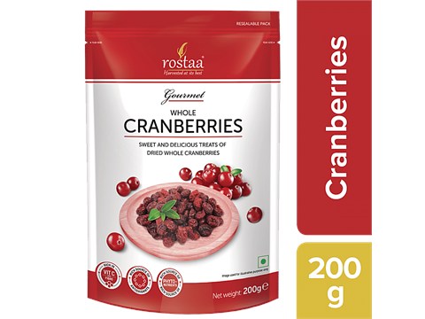 Rostaa Gourmet Whole Cranberries, 200 g