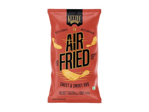 Kettle Studio Sweet & Smoky BBQ Air Fried Potato Chips, 85 g