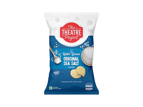 The Theatre Project Kettle Cooked Potato Chips - Original Sea Salt, 72 g