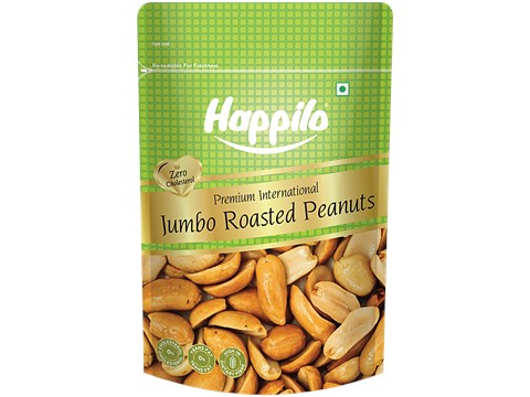 Happilo Premium International Jumbo Roasted Peanuts, 160 g