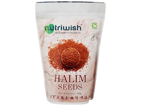 Nutriwish Halim Seeds - Rich Source Of Iron, 500 g
