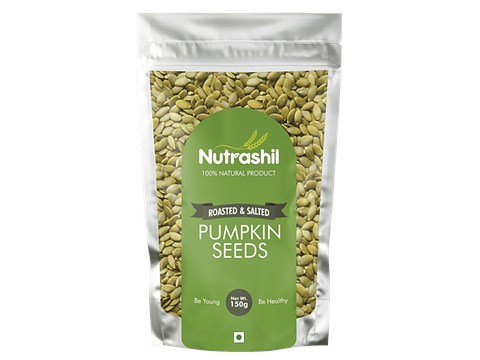 Nutrashil Pumpkin Seeds - Roasted & Salted, 150 g