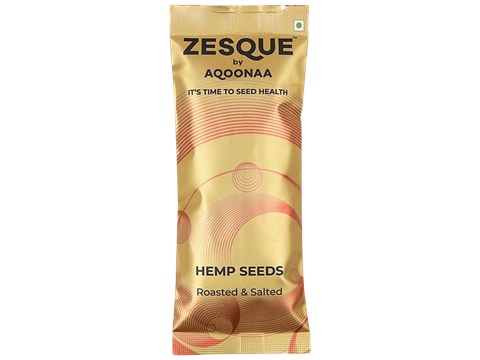 Zesque Hemp Seeds - Roasted & Salted, 30 g