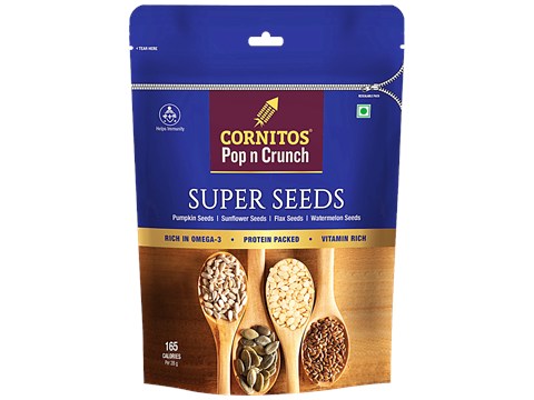 Cornitos Pop N Crunch - Super Seeds, 200 g