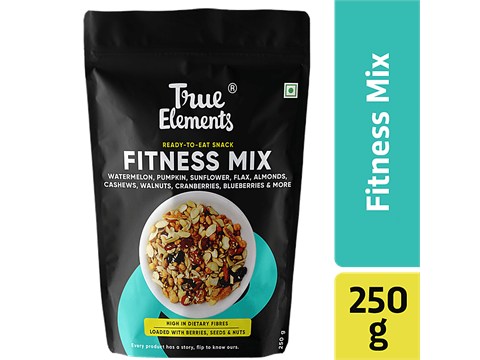 True Elements Fitness Dry Fruit Mix - Assorted Seeds & Nuts, Healthy, 250 g