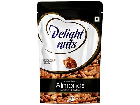 Delight Nuts Almonds - Roasted & Salted, 35 g