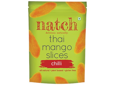 Natch Mango Slices - Chilli, Natural, Vegan, Rich In Vitamin C, 150 g