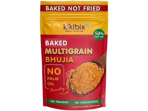 Kikibix Crunchy Baked Multigrain Bhujia, 100 g