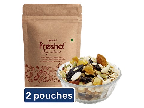 fresho! Signature Fruit Seeds Nuts Snacks, 2x50 g