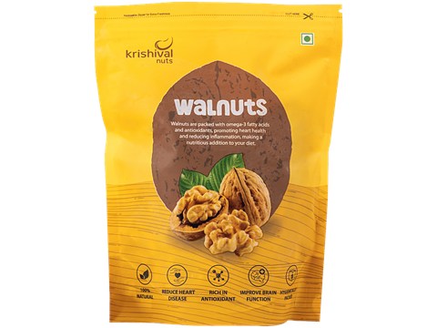 Krishival Nuts Walnuts, 250 g