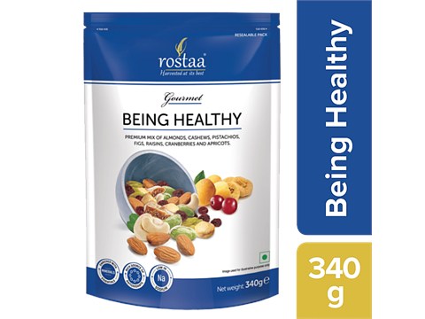 Rostaa Being Healthy Mixed Dry Fruits, 340 g