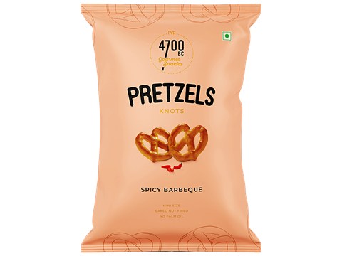 4700BC Spicy Barbeque Pretzel Knots, 50 g