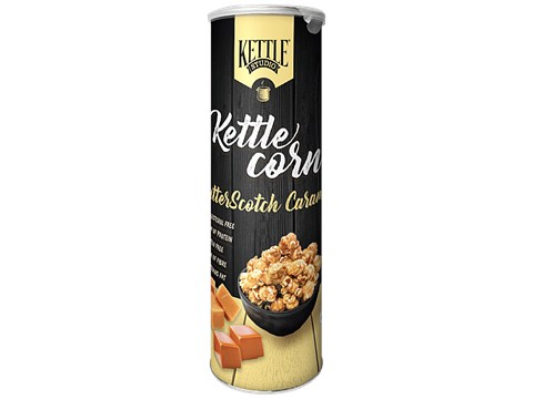 Kettle Studio Popcorn - Butterscotch Caramel, Cholesterol Free, Rich In Protein, 125 g