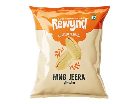 Rewynd Roasted Peanuts - Hing Jeera, 140 g