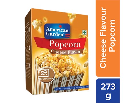 American Garden Microwave Popcorn - Cheese, 273 g