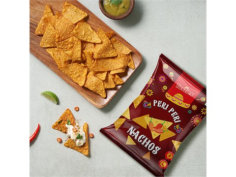 Tasties Nacho Chips - Peri-Peri, 60 g