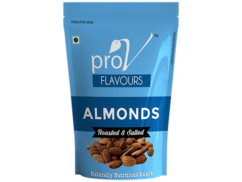 ProV Flavours Almonds - Roasted & Salted, 200 g