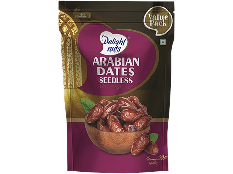 Delight Nuts Arabian Dates - Seedless, 500 g