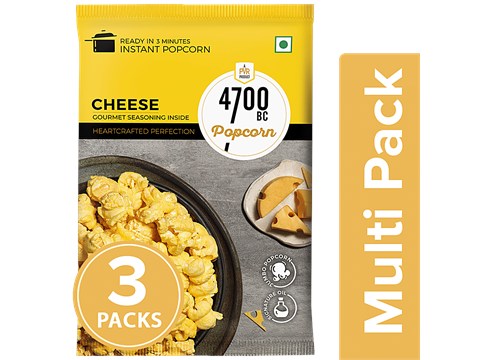 4700BC Instant Popcorn - Cheese, 3x60 g