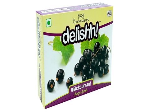 Delishh Blackcurrant - Frozen Fresh, 500 g
