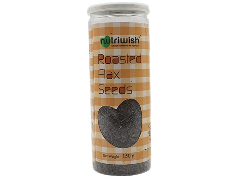 Nutriwish Flax Seeds - Roasted, 150 g