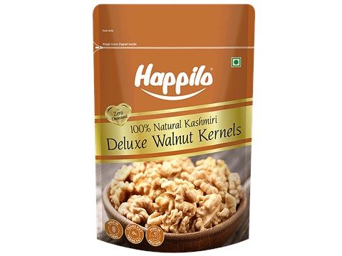 Happilo Natural Kashmiri Deluxe Walnuts Kernels, 200 g