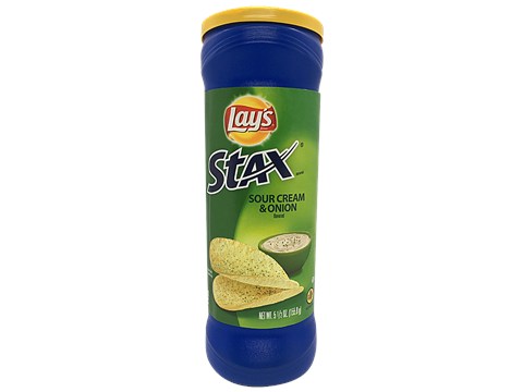 Lay's Stax Sour Cream and Onion, 156 g