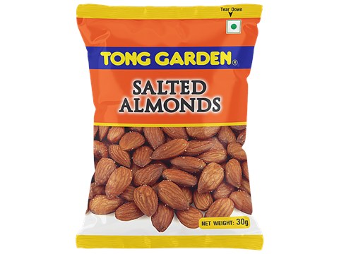 Tong Garden Salted Almonds, 30 g
