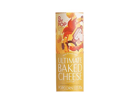 O My Pop Ultimate Baked Cheese Popcorn, 70 g