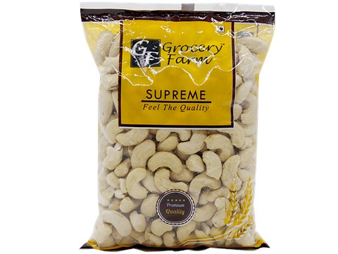 Grocery Farm Whole Cashew/Godambi - Jumbo, 500 g