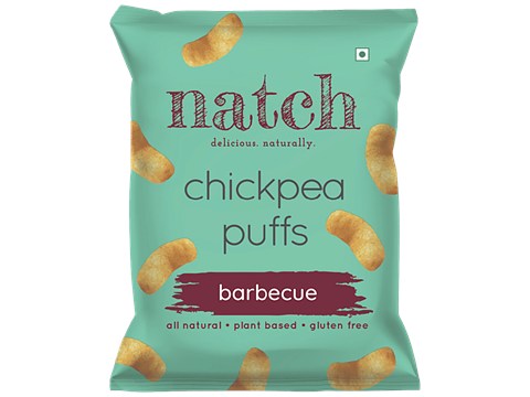 Natch Chickpea Puffs - Barbecue, All Natural, Plant-Based, Gluten Free, 20 g