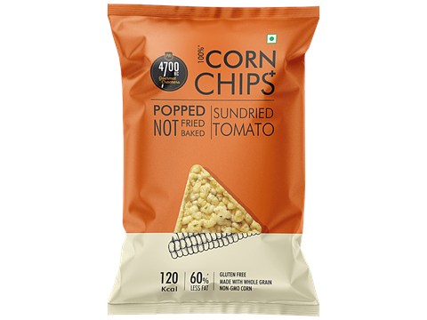 4700BC Sun Dried Tomato Corn Chips+, 55 g