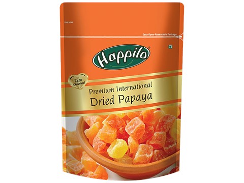Happilo Premium International Dried Papaya, 200 g