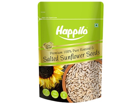 Happilo Premium Roasted & Salted Sunflower Seeds - No Shells, 250 g