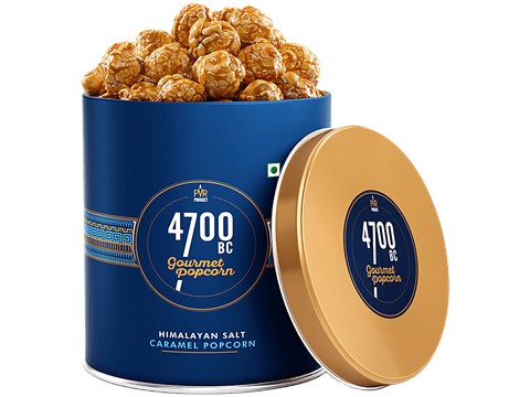 4700BC Himalayan Salt Caramel Gourmet Popcorn, 125 g