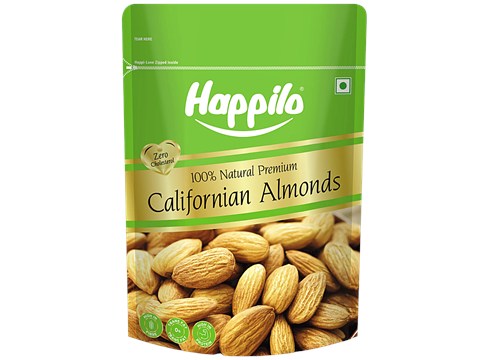 Happilo Natural Premium Californian Almonds - Value Pack, 450 g